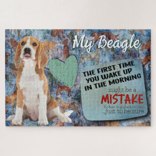 Puzzle Une pensée hilarante de votre Beagle