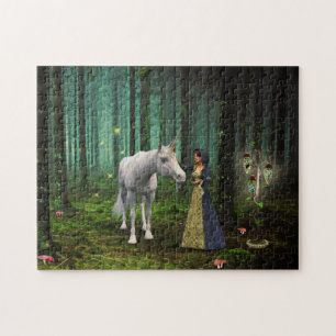 Puzzle Une rencontre magique - Unicorn Imaginaire Art