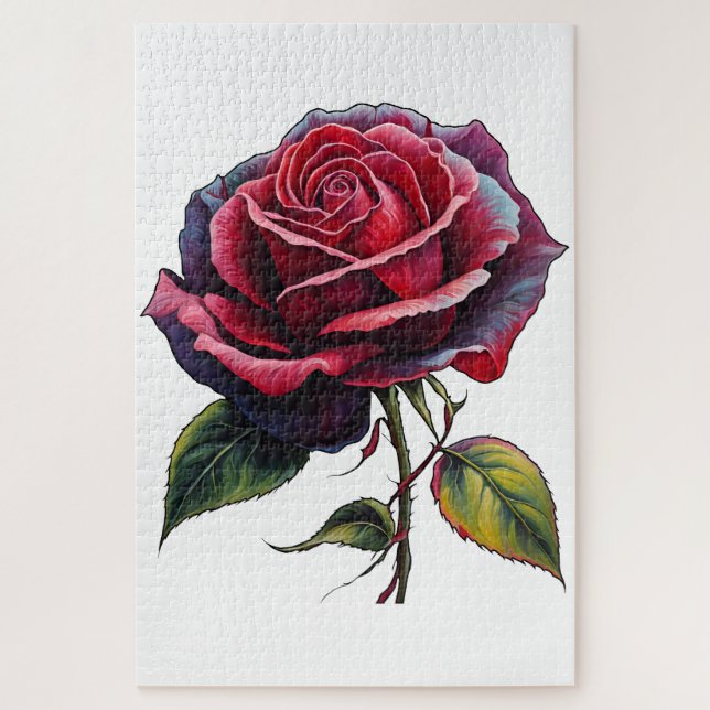 Puzzle Une rose éternelle (Vertical)