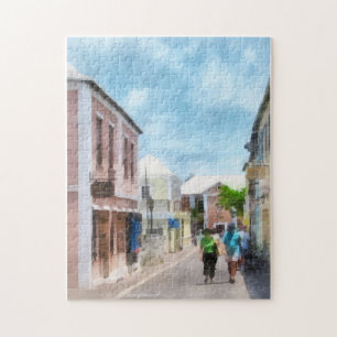 Puzzle Une rue à St. George's aux Bermudes
