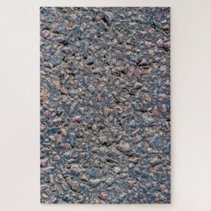 Puzzle Une texture d'asphalte frais et de graviers