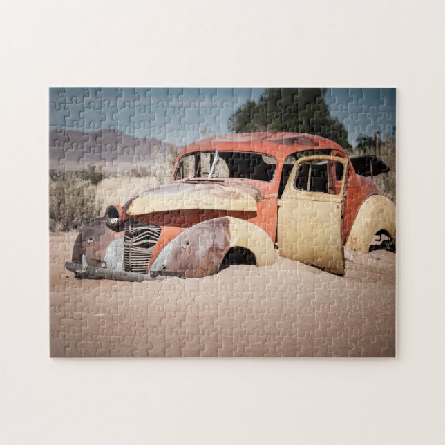 Puzzle Une Vieille Voiture. (Horizontal)