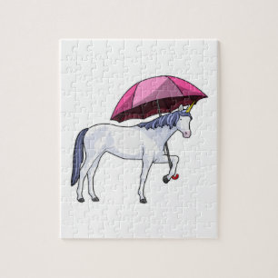Puzzle Unicorn avec Umbrella