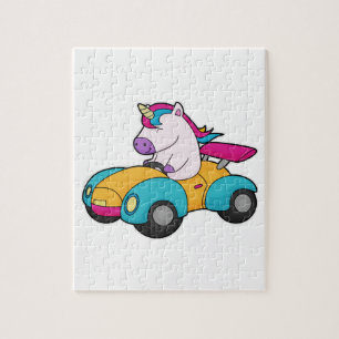 Puzzle Unicorn Car