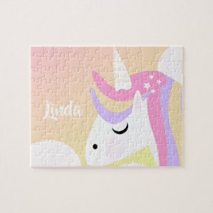 Puzzle Unicorn coloré Ombre Rainbow Kids