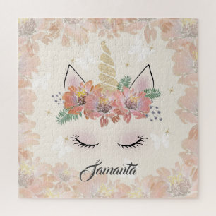 Puzzle Unicorn, Unicorn Face, personalized