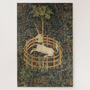 Puzzle Unicorne En Captivité Moyen Age Tapisserie Vintage