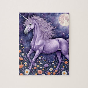Puzzle Unicorne violette