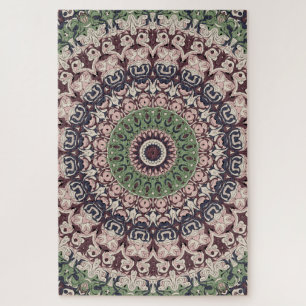 Puzzle Unique Feminine Medallion Pattern