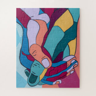 Puzzle Unité dans la diversité tenant la main puzzle.