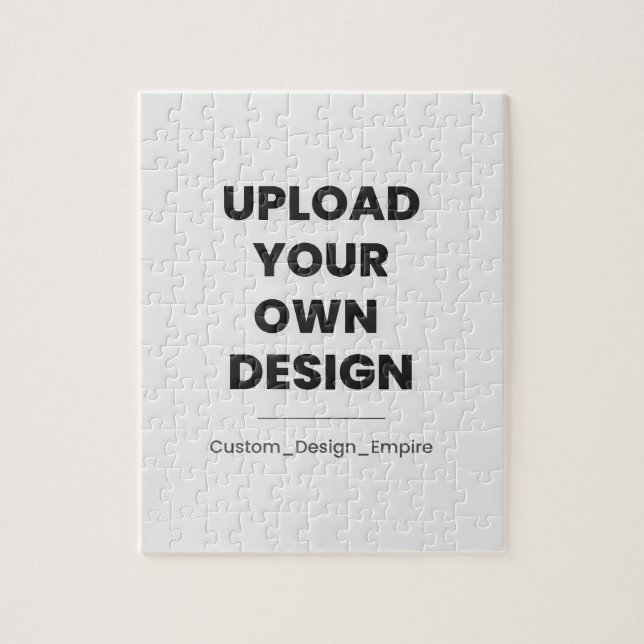Puzzle Upload Your Own Design Here | Custom Template (Vertical)