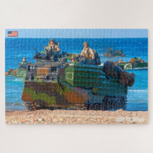 Puzzle US BEACH ASSAULT - AAV (20x30 pouces)