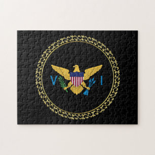 Puzzle US Virgin Islands Flag USVI Caribbean VI Pride