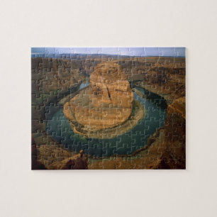 Puzzle USA, Arizona. Pli de fer à cheval montrant l'éro