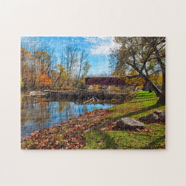 Puzzle USA, Indiana, Cataract Falls State Recreation (Horizontal)
