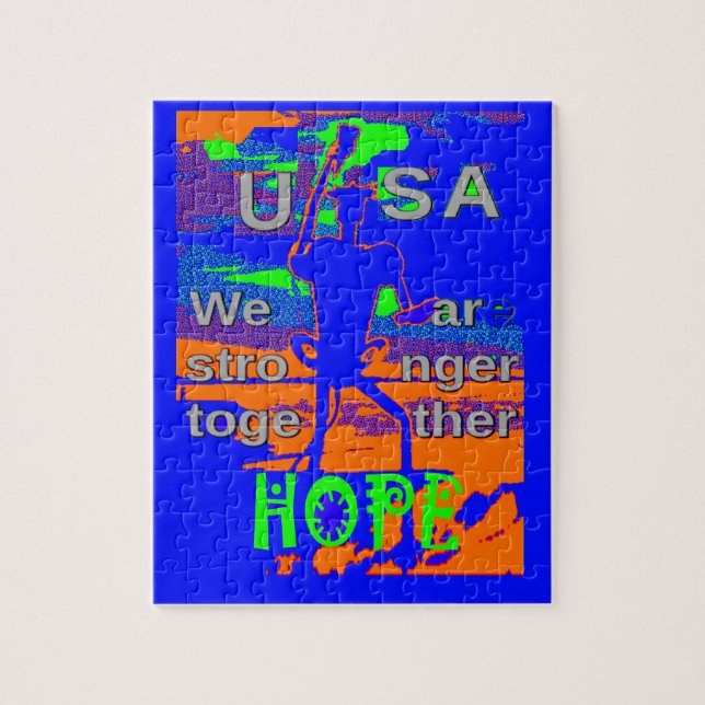 Puzzle USA - Une Tapisserie patriotique (Vertical)