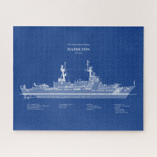 Puzzle USCG Cutter Hamilton whec-715 - ABD