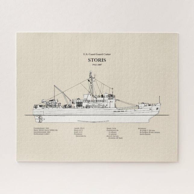 Puzzle USCG Cutter Storis wmec-38 - SBD (Horizontal)