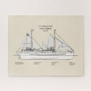 Puzzle USCG Lighthouse Tender Columbine - SBD
