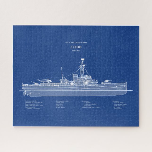 Puzzle USCGC Cobb wpg-181 - ABD (Horizontal)