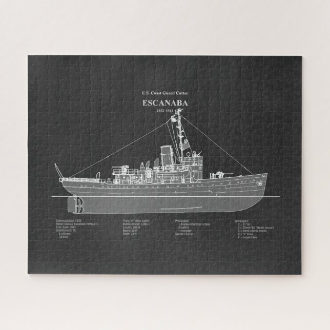 Puzzle USCGC Escanaba wpc-77 - PD (Horizontal)