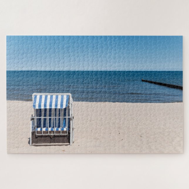 Puzzle Usedom Strandkorb (Horizontal)