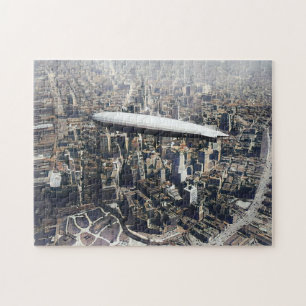 Puzzle USS Los Angeles (ZR-3) dirigeable au-dessus de New