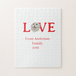 Puzzle Vacances d'amour photo de chat animal de compagnie