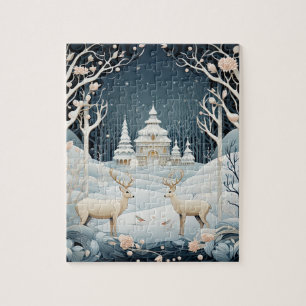 Puzzle Vacances de Noël hiver Sérénité