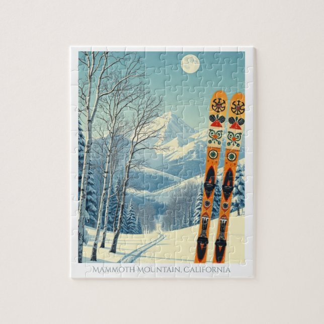 Puzzle Vacances ski Mammoth Mountain California (Vertical)