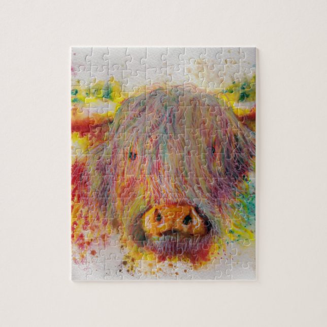 Puzzle Vache des montagnes (Vertical)