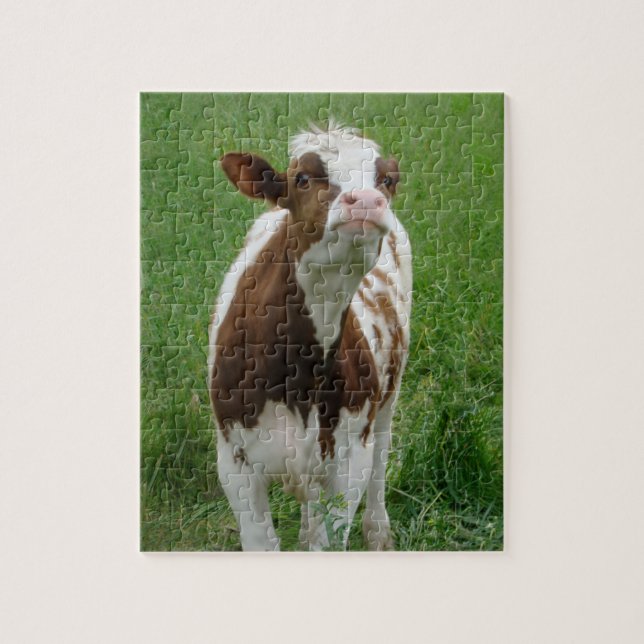 Puzzle Vache laitière sur la ferme (Vertical)