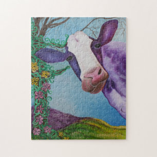 Puzzle Vache pourpre