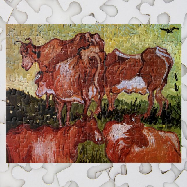 Puzzle Vaches (après Jordaens) par Vincent van Gogh (Créateur téléchargé)