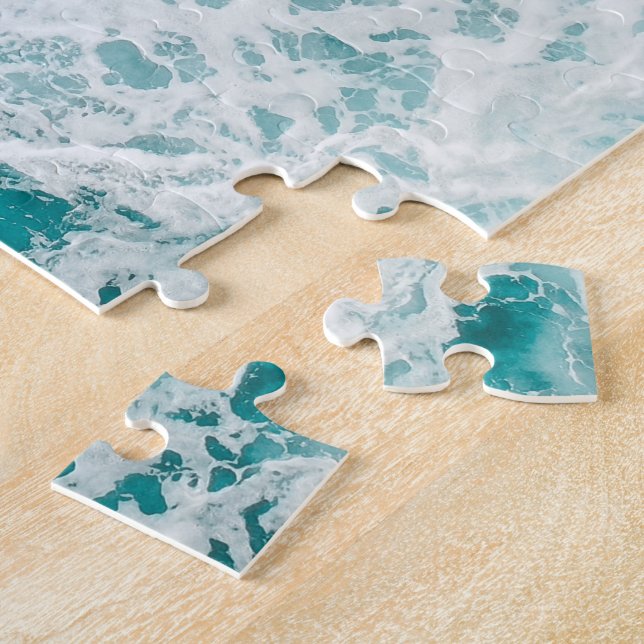 Puzzle Vagues bleues de l'océan (Côté)