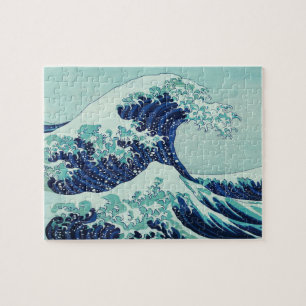 Puzzle Vagues bleues Hokusai
