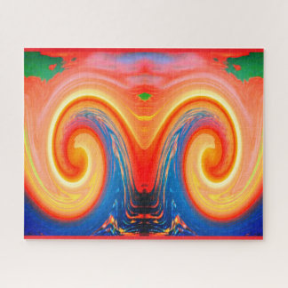 Puzzle Vagues de chaleur estivales art du temps chaud