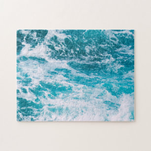 Puzzle Vagues de l'océan bleu