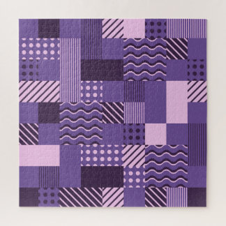 Puzzle Vagues Points Gris : Moderne Sans Fil.