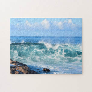 Puzzle Vagues s'écrasant à Hawaii - 11x14 pouces