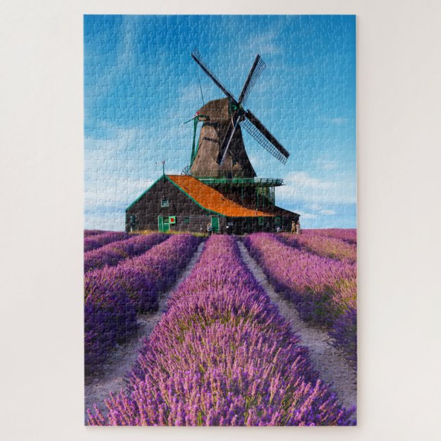 Puzzle Valensole Lavande Champs Provence France (Vertical)