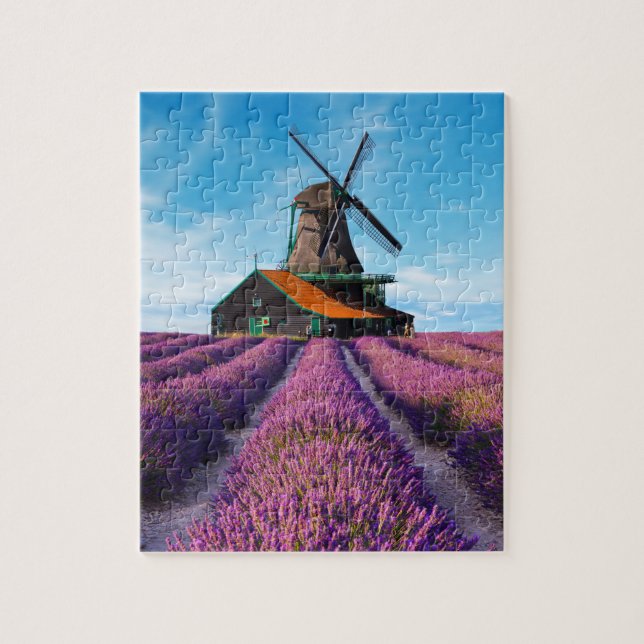 Puzzle Valensole Lavande Champs Provence France (Vertical)