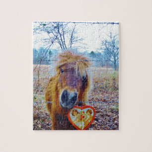 Puzzle Valentine Heart Horse