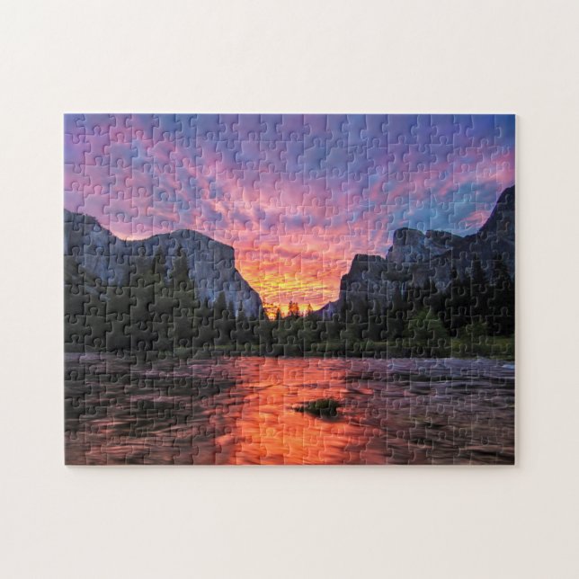 Puzzle Vallée vibrante du ciel | Yosemite (Horizontal)