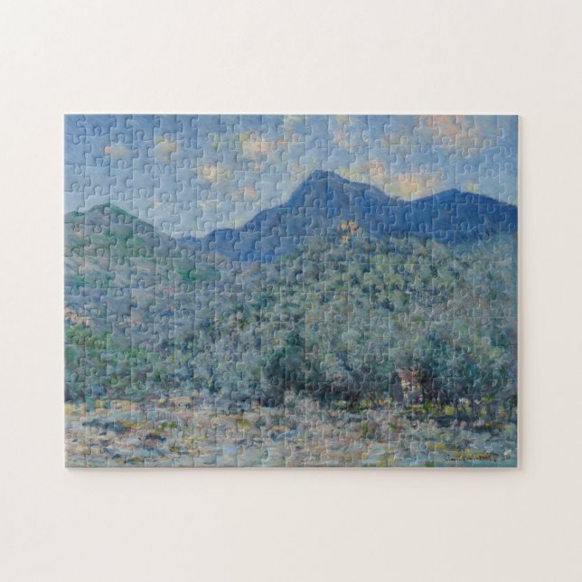 Puzzle Valley Buona près de Bordighera Monet Fine Art (Horizontal)