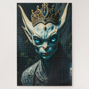 Puzzle Valtharion Ancien Roi Elfe Azuréen Dark Fantasy