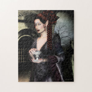 Puzzle Vampire et mausolée gothiques
