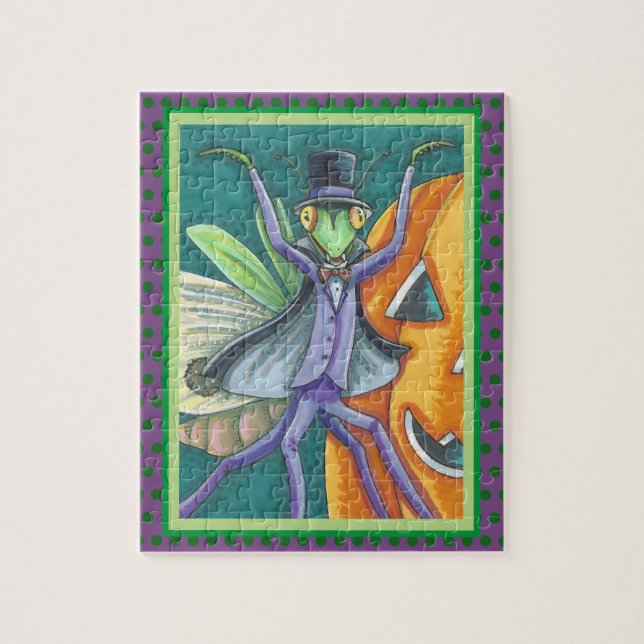 PUZZLE VAMPIRE FANGS PRIER MANTIS HALLOWEEN BUG PUZLE (Vertical)