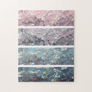 Puzzle Van Gogh Almond Blossoms Lavande rose Turquoise