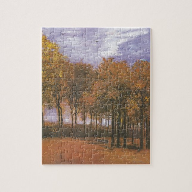 Puzzle Van Gogh Automne Tree Feuille Destinée aux  (Vertical)